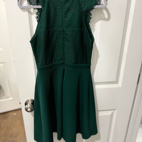 Altar'd State Dress in Deep Green Lace - Picture 3 of 3